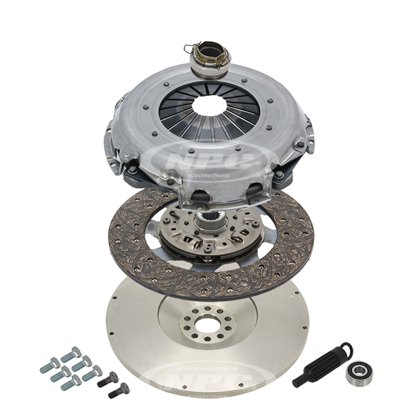 NPC Super Heavy Duty Organic 1600 Clutch & Flywheel Package - Toyota Landcruiser 1992-2007