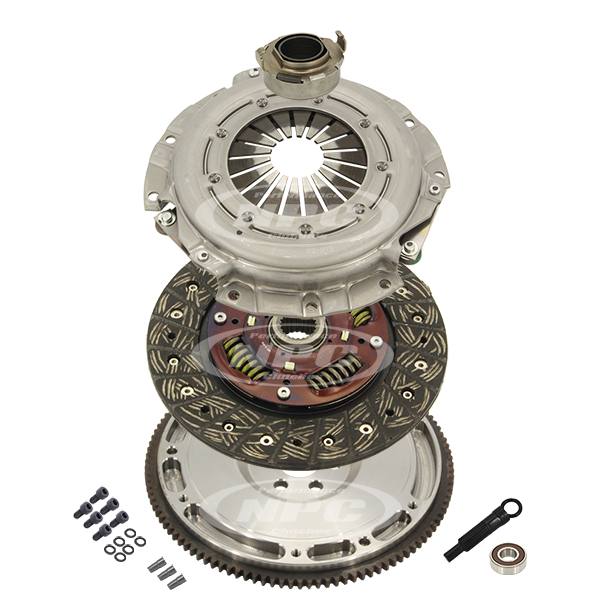 NPC Heavy Duty Organic Clutch & Flywheel Package - Mazda MX5 1989-1993