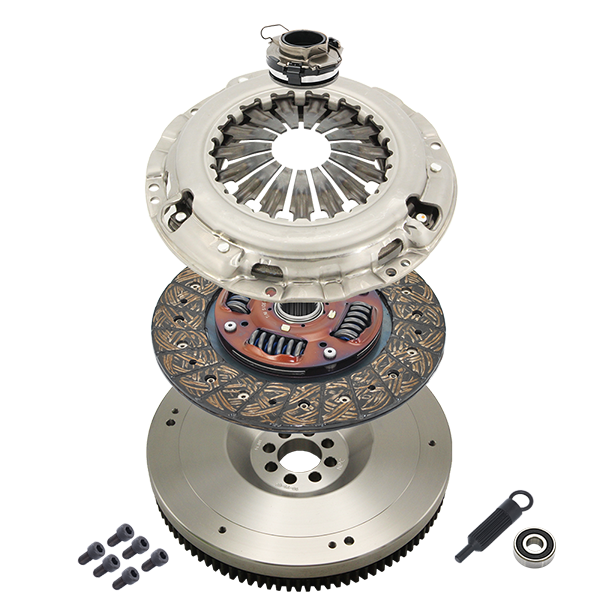 NPC Heavy Duty Organic Clutch & Flywheel Package (Replaces Factory Dual Mass Flywheel) - Toyota Surf Hilux 1989-1996