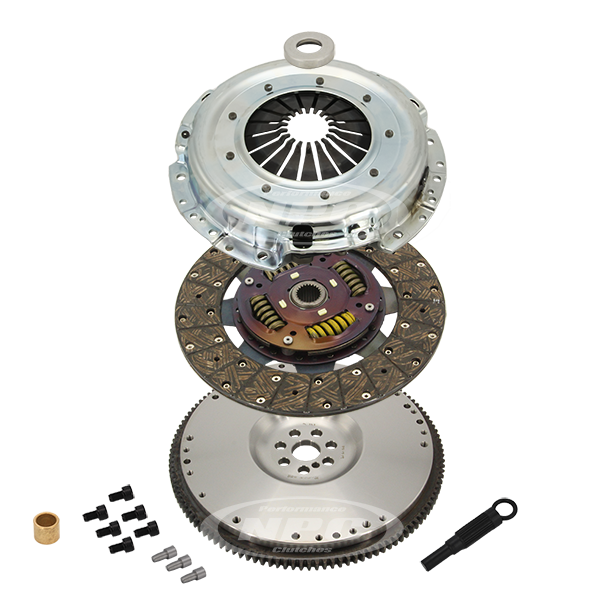 NPC Super Heavy Duty Organic Clutch & Flywheel Package (Viper Upgrade including standard weight 15kg Flywheel) - Nissan Patrol 1999-2007