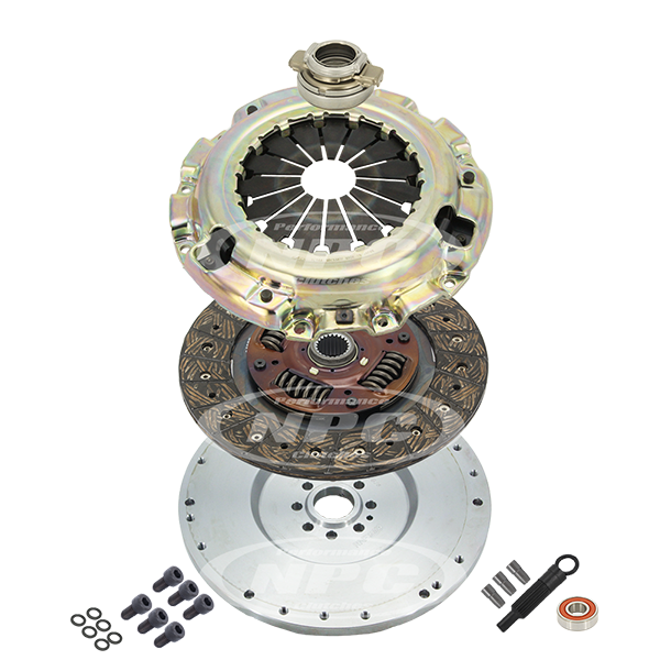 NPC Heavy Duty Organic Clutch and Flywheel Kit - Mitsubishi Triton 2000-2006