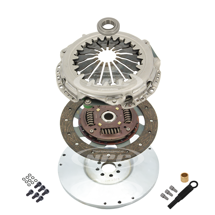 NPC Super Heavy Duty Organic Clutch & Flywheel Package - Nissan 180SX 1988-1990