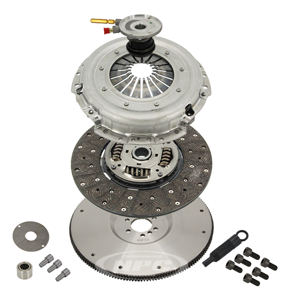 NPC Super Heavy Duty Organic Clutch & Flywheel Package (light pedal feel) - Holden Commodore 1999-2006