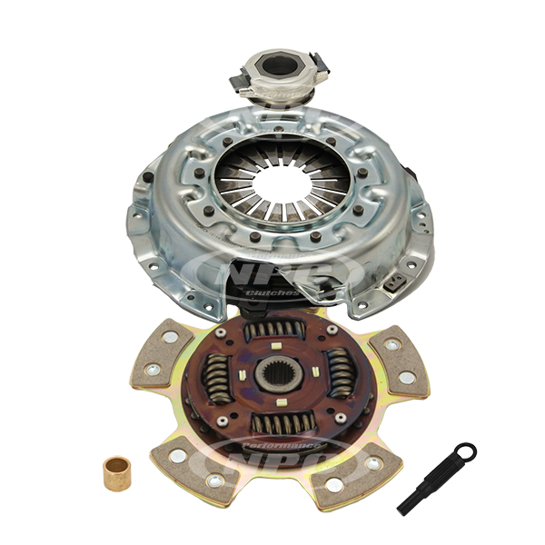 NPC Heavy Duty Organic Button Clutch Kit (suits factory flywheel) - Nissan Pulsar GTI-R 1990-1995