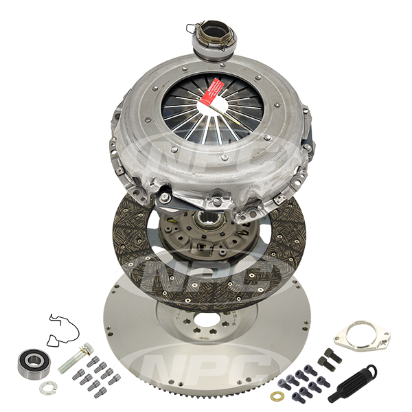 NPC Super Heavy Duty Organic 1600 Clutch & Flywheel Package (*Requires VDJ starter. Not Incl in kit) - Toyota Landcruiser 1992-2007