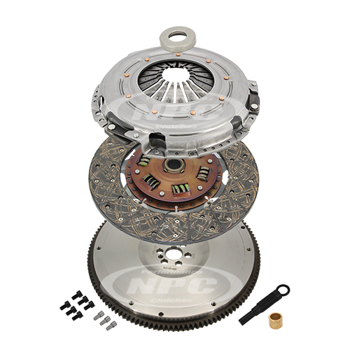 NPC (300mm 1300 clutch) Super Heavy Duty Organic Clutch & Flywheel Package (Standard Weight 15kg Flywheel) - Nissan Patrol 2001-2012