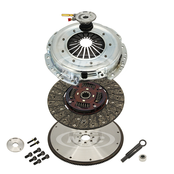 NPC Super Heavy Duty Organic Clutch & Flywheel Package (firm pedal feel) - Ford Falcon 2002-2008 (BA - BF XR8 5.4 Litre BOSS 290 V8)