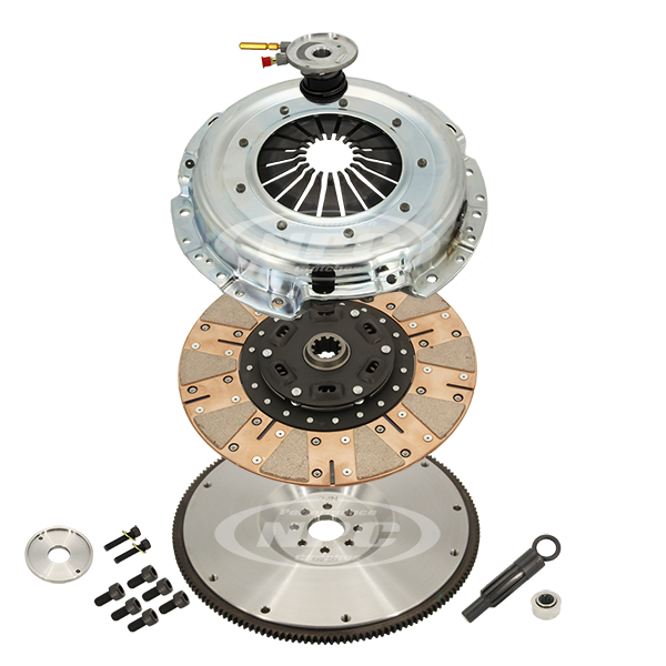 NPC Super Heavy Duty Cushion Button Clutch & Flywheel Package (firm pedal feel) - Ford Falcon 2002-2008 (BA - BF XR8 5.4 Litre BOSS 290 V8)