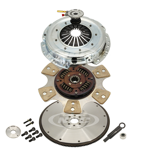 NPC Super Heavy Duty Button Clutch & Flywheel Package (firm pedal feel) - Ford Falcon 2002-2008 (BA - BF XR8 5.4 Litre BOSS 290 V8)