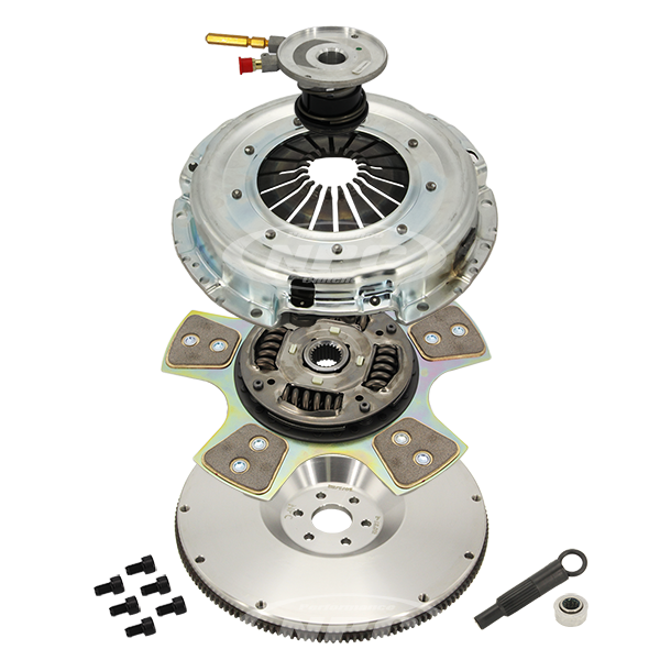 NPC Super Heavy Duty Button Clutch & Flywheel Package (firm pedal feel) - Ford Falcon 2002-2008 (BA-BF 4.0L BARRA TURBO 6 SPEED)