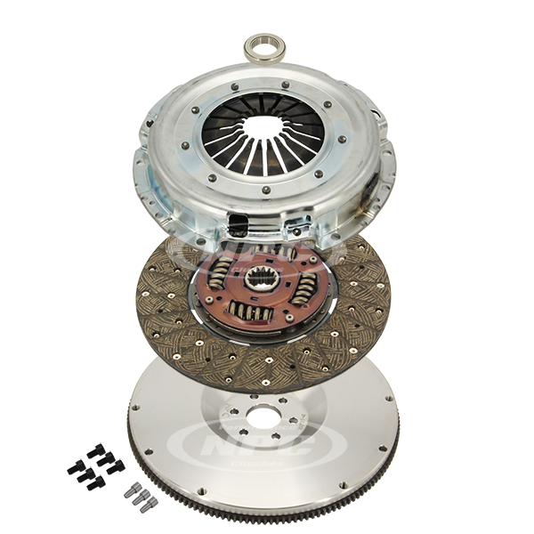 NPC Super Heavy Duty Organic Clutch & Flywheel Package (14 Spline) - Conversions Barra Cruiser