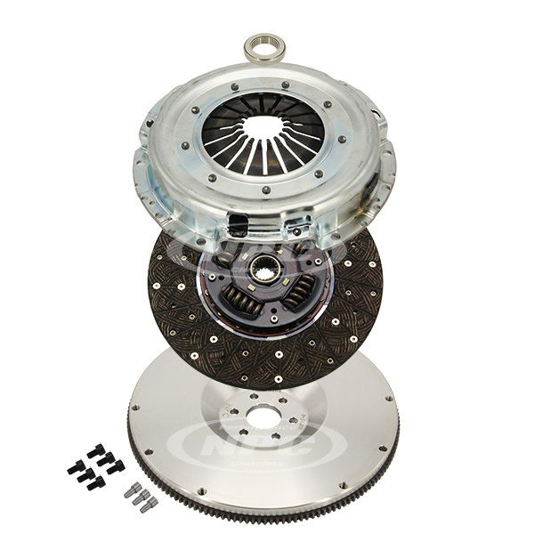 NPC Super Heavy Duty Organic Clutch & Flywheel Package (21 spline) - Conversions Barra Cruiser