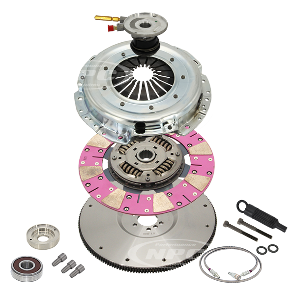 NPC Super Heavy Duty Cushion Button Clutch & Flywheel Package (firm pedal feel) - Holden Commodore 2006-2013