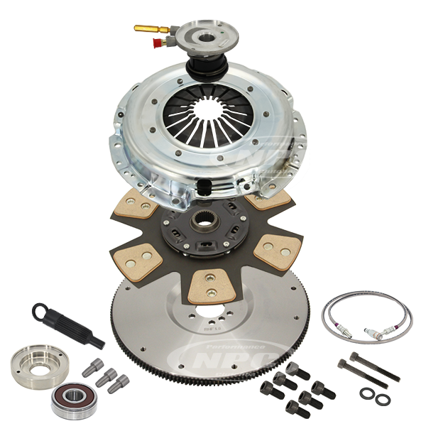 NPC Super Heavy Duty Button Clutch & Flywheel Package (firm pedal feel) - Holden Commodore 2006-2013