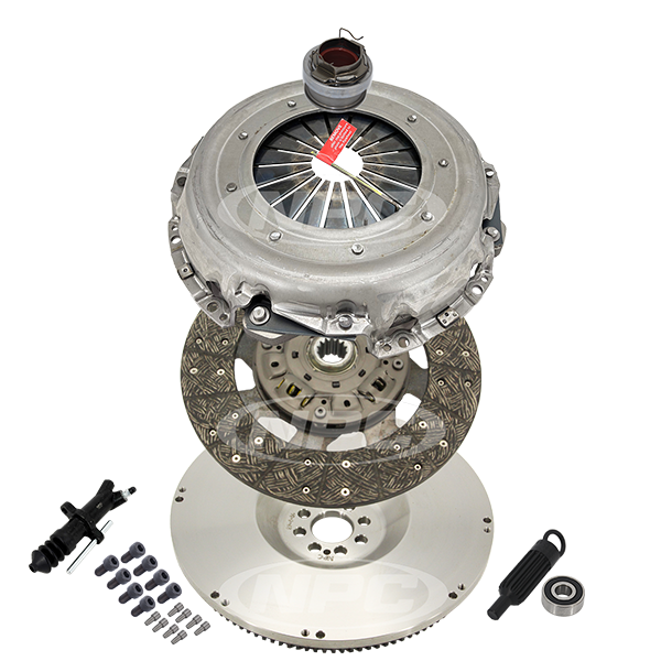 NPC Super Heavy Duty Organic 1600 Clutch & Flywheel Package - Toyota Landcruiser 2007-Current