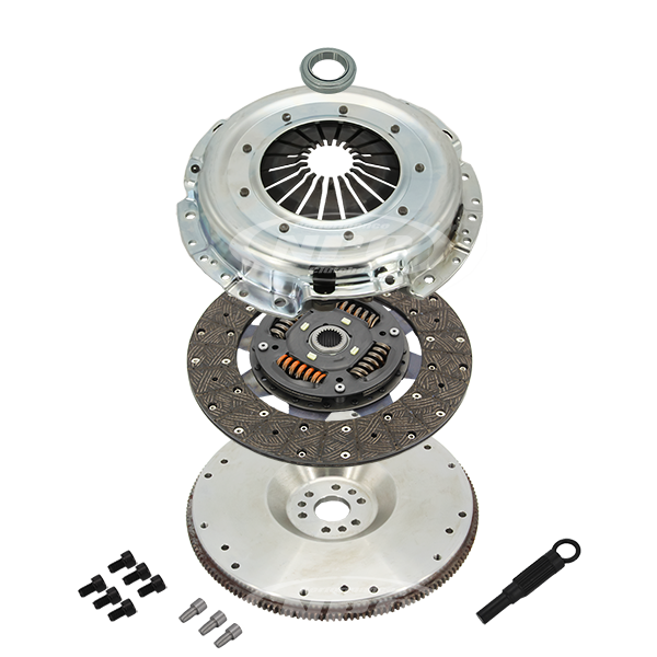 NPC Super Heavy Duty Organic Clutch & Flywheel Package - Conversions Barra Patrol (Dellows Conversion (Turbo) using FG Turbo Flywheel...)