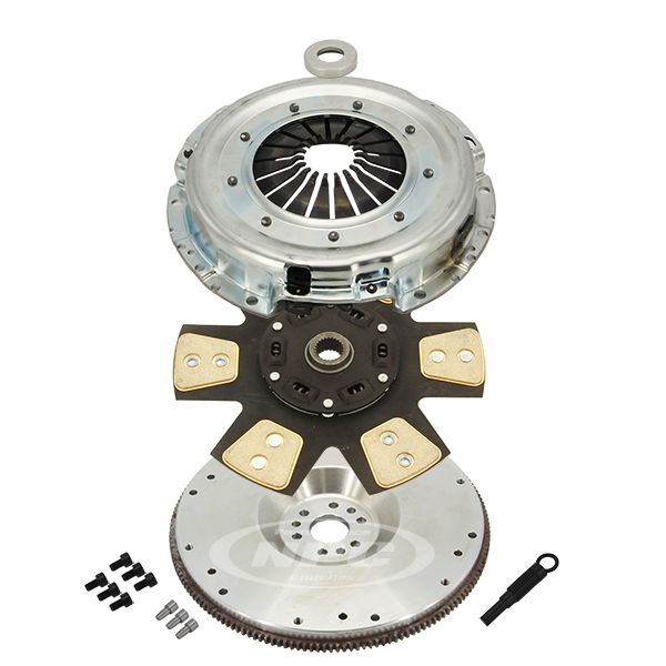 NPC Super Heavy Duty Button Clutch & Flywheel Package - Conversions Barra Patrol (Dellows Conversion (Turbo) using FG Turbo Flywheel...)