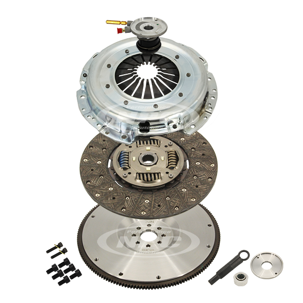 NPC Super Heavy Duty Organic Clutch & Flywheel Package (Firm Pedal Feel) - Ford Falcon 2008-2011