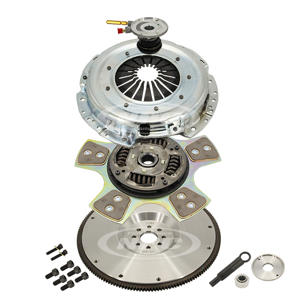 NPC Super Heavy Duty Button Clutch & Flywheel Package (Firm Pedal Feel) - Ford Falcon 2008-2011