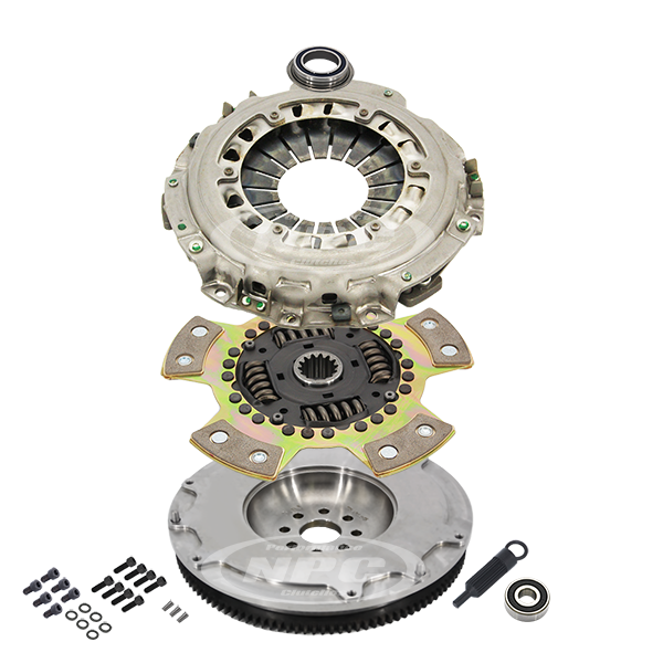 NPC Super Heavy Duty Button Clutch & Flywheel Package - Toyota 2JZ Supra 1993-2002