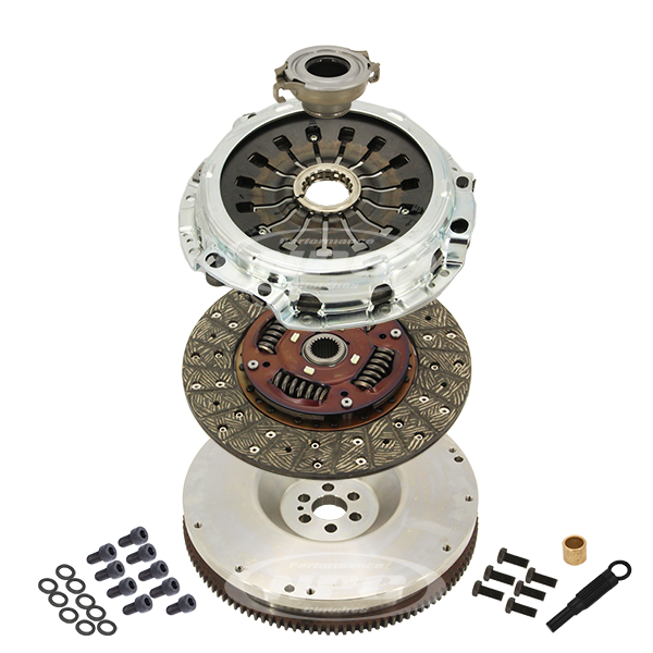 NPC Heavy Duty Organic Clutch & Solid Conversion Flywheel Package - Nissan Skyline 1999-2002