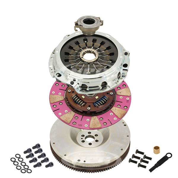 NPC Heavy Duty Cushion Button & Solid Conversion Flywheel Package - Nissan Skyline 1999-2002