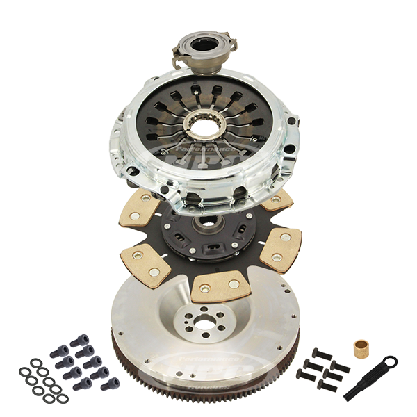 NPC Heavy Duty Button Clutch & Solid Conversion Flywheel Package - Nissan Skyline 1999-2002