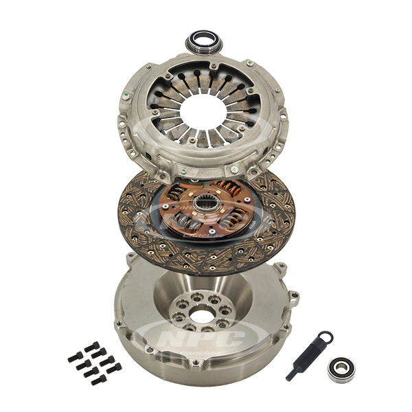 NPC Standard Replacement Organic Clutch & Solid Flywheel Conversion Package - Lexus IS250 2005-2013