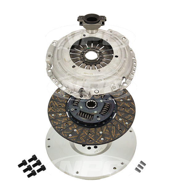 NPC Super Heavy Duty Organic Clutch Kit (Including Flywheel) - Iveco Daily 2001-2021