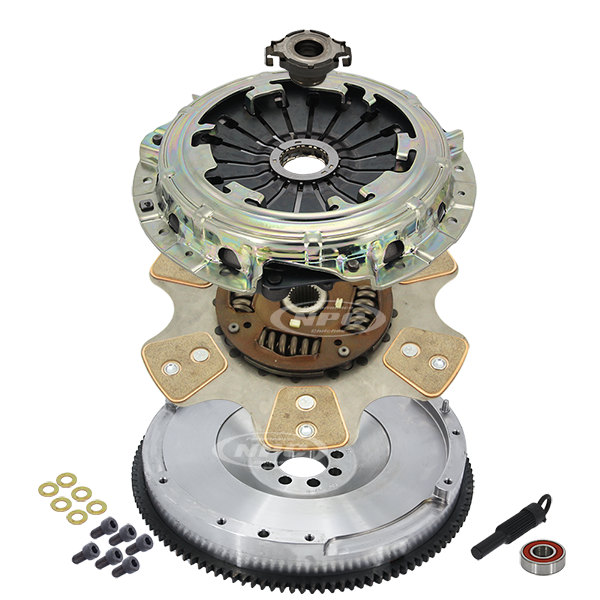 NPC Heavy Duty Sprung Button Clutch Kit including Flywheel - Isuzu D-Max 2002-2007