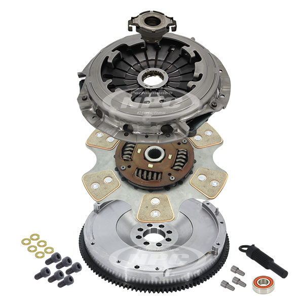 NPC Dual Diaphragm Button Clutch Kit including Flywheel - Isuzu D-Max 2008-2012