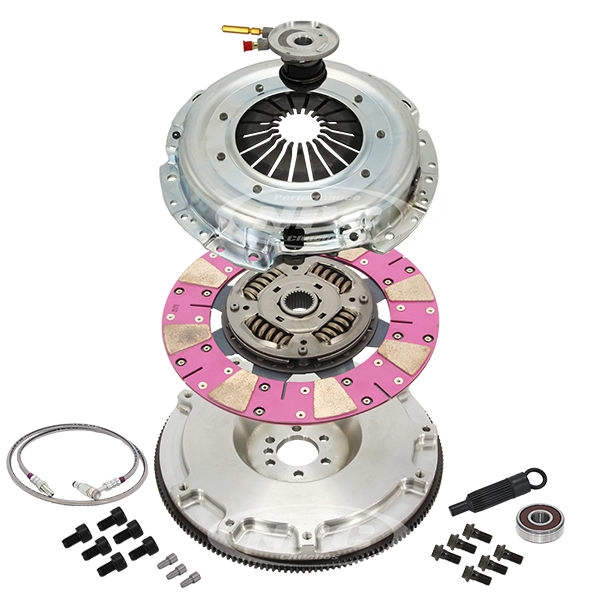 NPC Super Heavy Duty Cushion Button Clutch & Lightweight Flywheel Package (firm pedal feel) - Holden Commodore 2010-2017