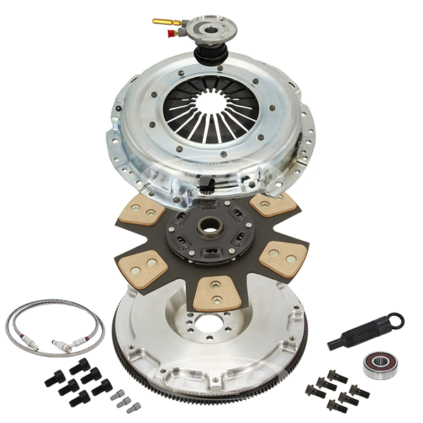 NPC Super Heavy Duty Button Clutch & Lightweight Flywheel Package (firm pedal feel) - Holden Commodore 2010-2017