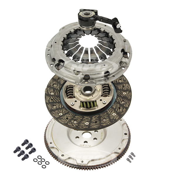 NPC Super Heavy Duty Organic Clutch & Flywheel Package - Ford Focus 2012-2019