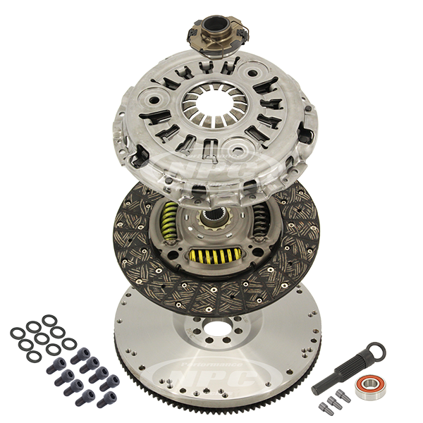 NPC Heavy Duty Organic Clutch & Flywheel Package - Isuzu D-Max 2012-2020 (TFS85 4JJ1TCX (6 speed))