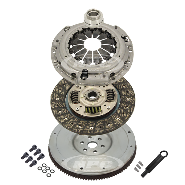 NPC Super Heavy Duty Organic Clutch & Flywheel Package - Mazda Mazda 3 SP25 2014-2019
