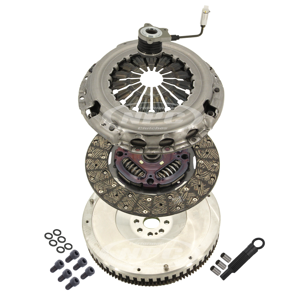 NPC Super Heavy Duty Organic Clutch & Flywheel Package - Kia Sedona 2008-2011