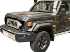 PDI front mount intercooler fitted to a 2023+ facelift LandCruiser 79 Series
