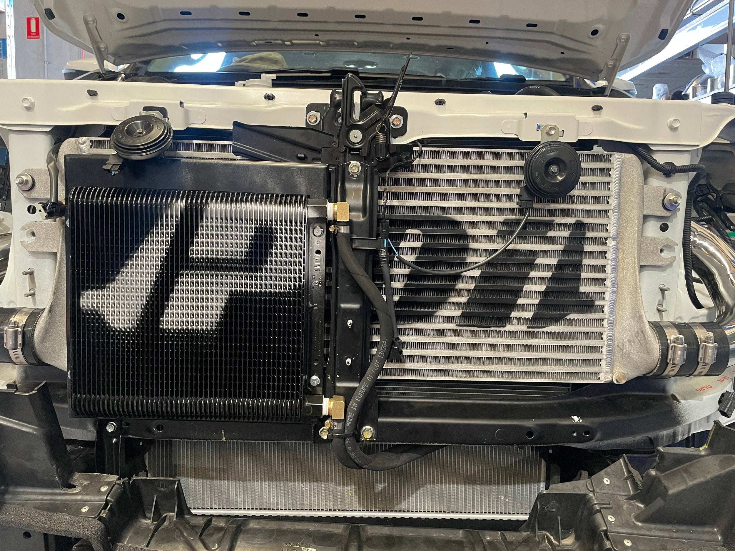 PDI+Heavy+Duty+Transmission+Cooler+2021+Isuzu+MUX+-+front