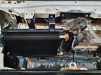 PDI Hilux transmission cooler fitted, top view