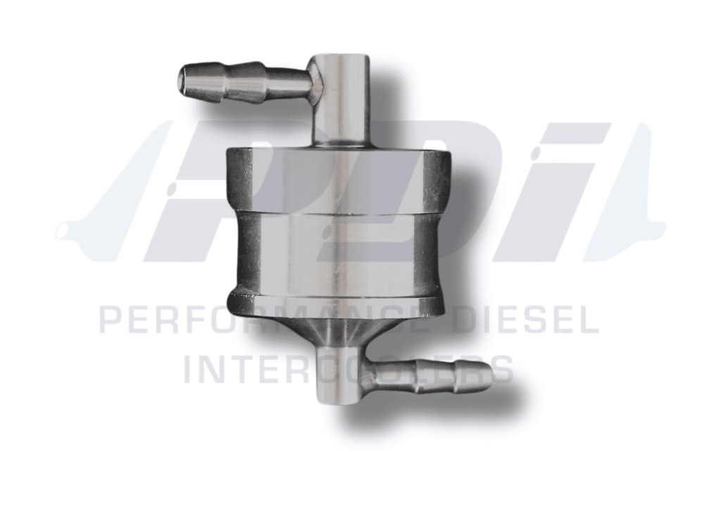 PDI MAP sensor filter, opposite side outlets