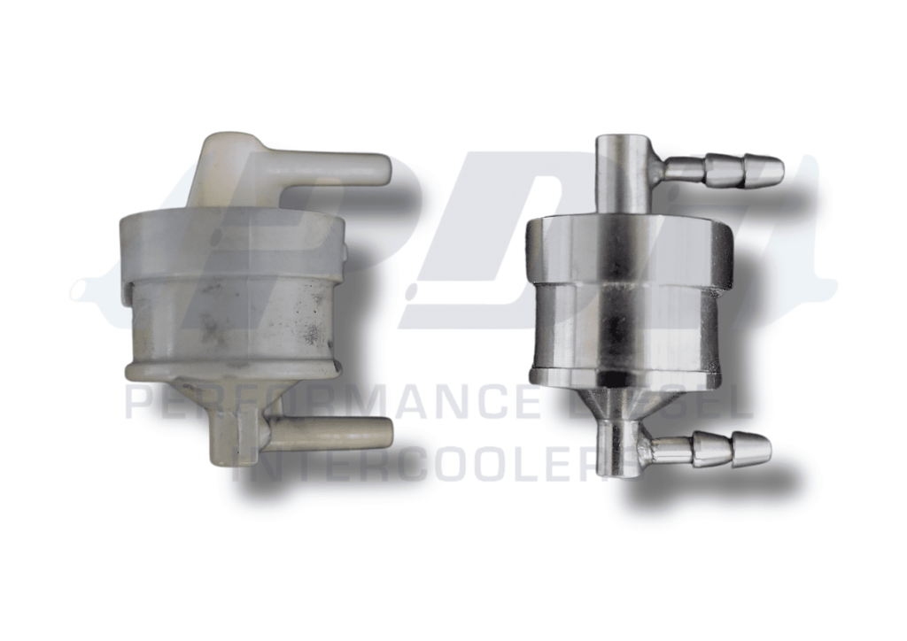 PDI MAP sensor filter compared with factory plastic filter