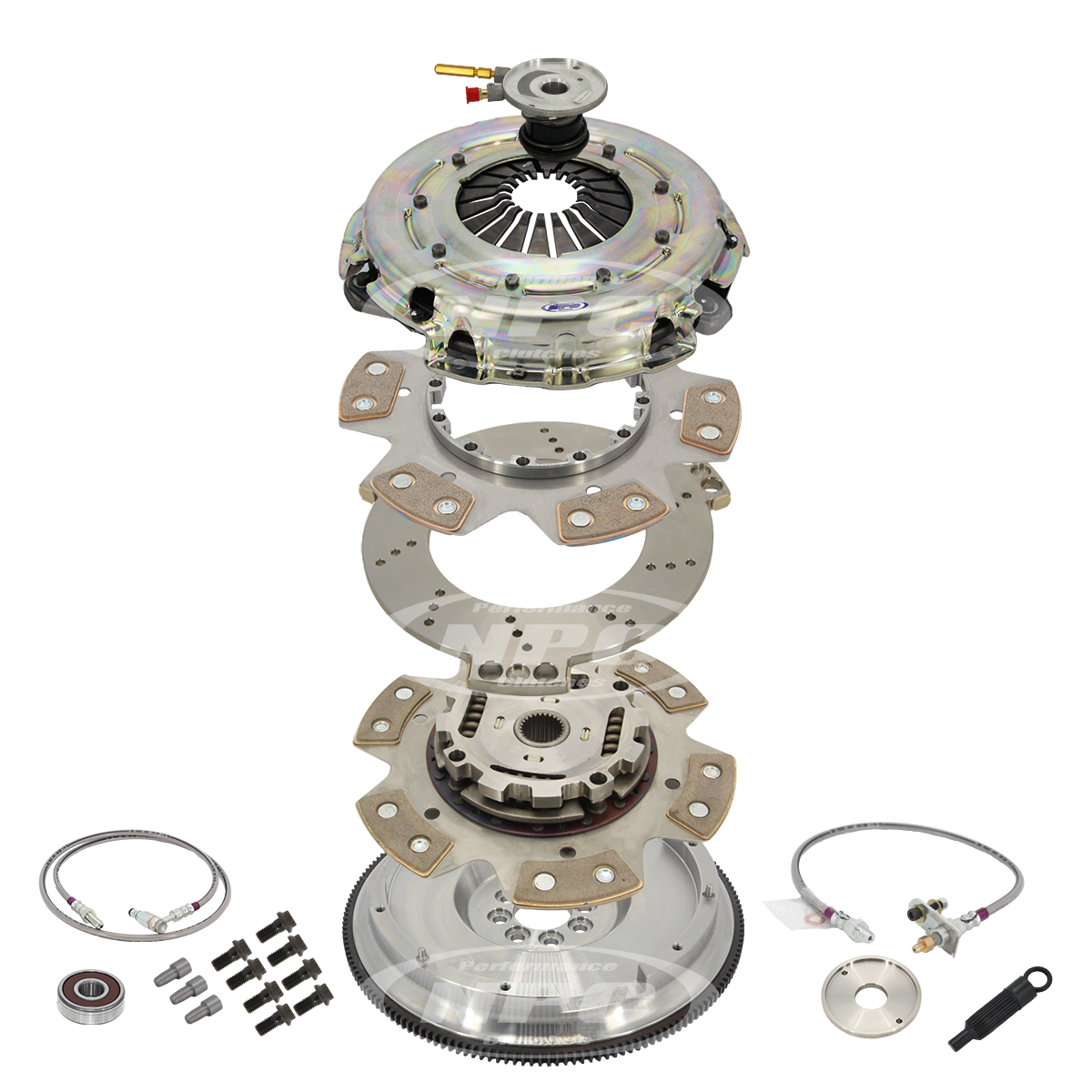 NPC 260mm Carbotic Button Twin Plate Sprung Center - Holden Clubsport R8 +3 more 2013-2017
