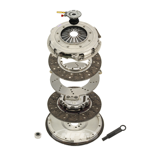 NPC 260MM Coppermix Twin Plate Sprung Center Kit - Ford Falcon 2002-2008