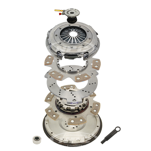 NPC 260mm Carbotic Button Twin Plate Sprung Center Kit - Ford Falcon 2002-2008