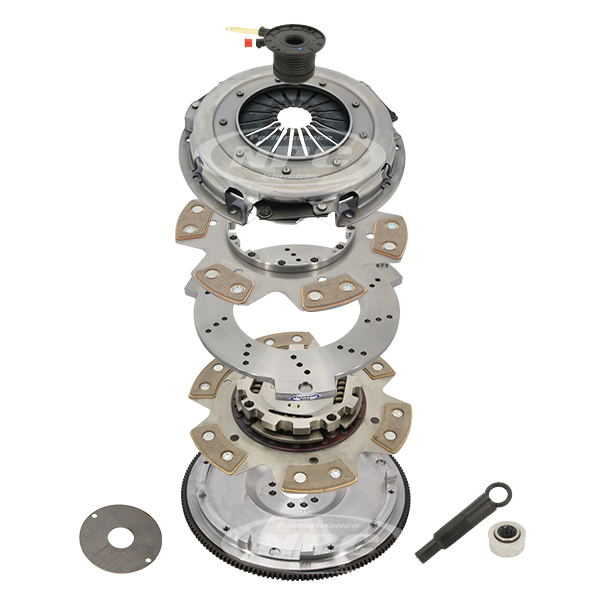 NPC 260mm Carbotic Button Twin Plate Sprung Center Kit - Ford Falcon 2008-2016