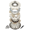 NPC 225mm Carbotic Button Twin Plate Sprung Center (will req push pull converter*) - Nissan Skyline 1998-2002