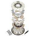 NPC 225mm Carbotic Button Twin Plate Sprung Center (will req. push pull converter*) - Nissan Skyline 1989-1998