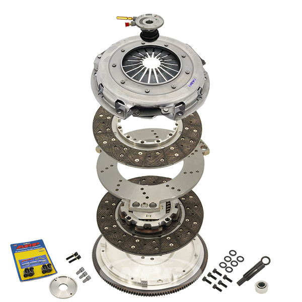 NPC 260mm Coppermix Twin Plate Sprung Center Clutch Kit - Ford Falcon 2002-2008