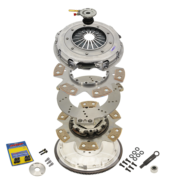 NPC 260mm Carbotic Button Twin Plate Sprung Center - Ford Falcon 2002-2008